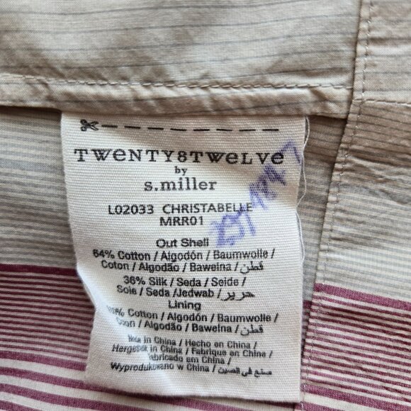 Twenty8Twelve by S. Miller Cotton-Silk Dress - Size US 4 - Picture 5 of 9